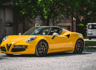 2015 ALFA ROMEO 4C SPIDER - VAT Q