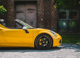 2015 ALFA ROMEO 4C SPIDER - VAT Q