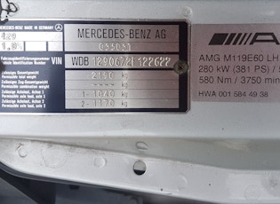 1995 MERCEDES-BENZ (R129) SL60 AMG