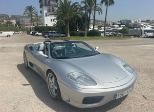 2003 FERRARI 360 SPIDER F1 - EX ZLATAN IBRAHIMOVIC