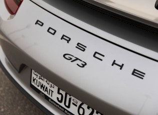 2018 PORSCHE 911 (991.2) GT3 CLUBSPORT - MANUAL - 8,200 KM