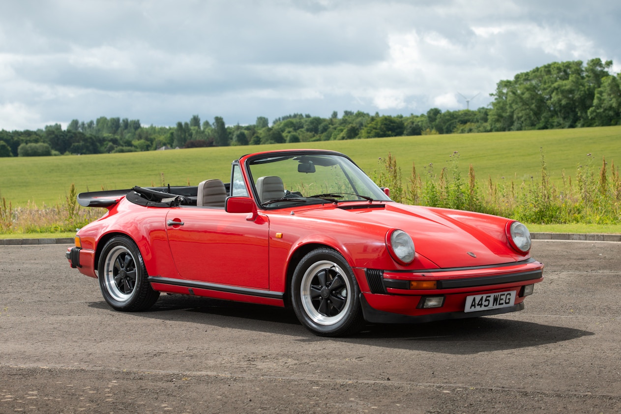 1984 PORSCHE 911 CARRERA 3.2 CABRIOLET - 53,721 MILES