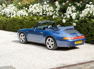 1997 PORSCHE 911 (993) CARRERA CABRIOLET - 43,091 MILES