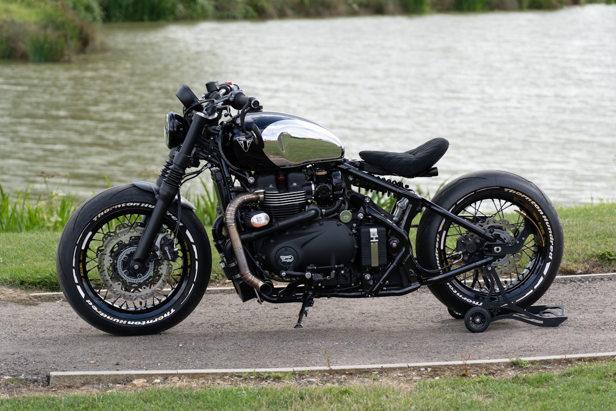 Triumph Bonneville Custom Bobber Custom Triumph Bobber Ignite Comps