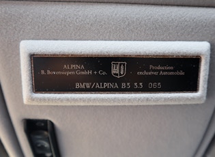 1999 BMW ALPINA (E46) B3 3.3 SALOON