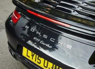 2015 PORSCHE 911 (991) TURBO - 10,500 MILES