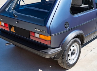 1982 VOLKSWAGEN GOLF (MK1) GTD