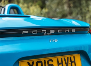 2016 Porsche 718 Boxster