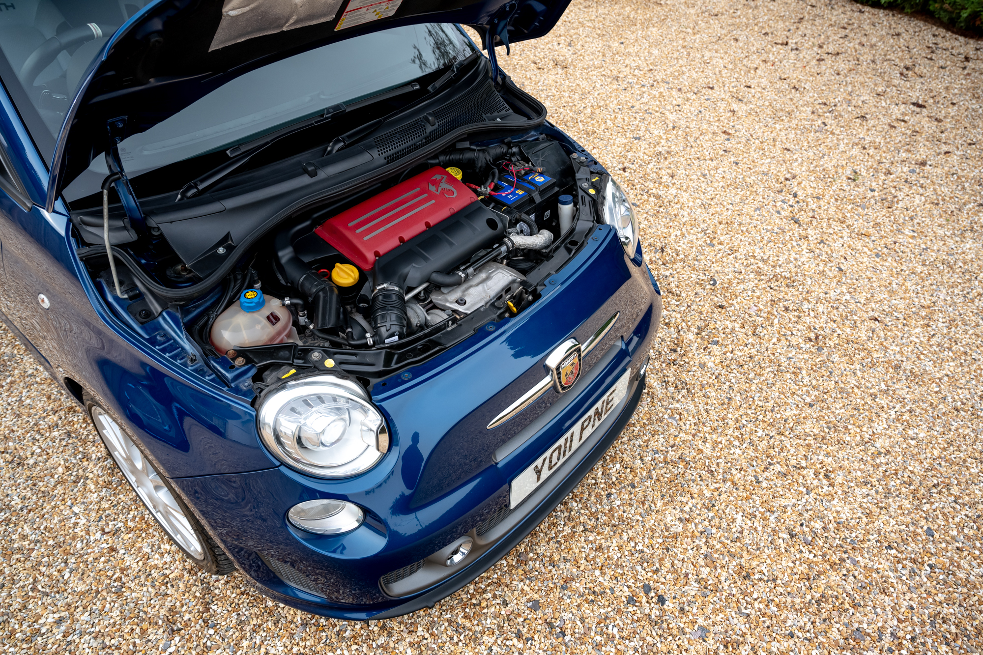 2011 Abarth 695 Tributo Ferrari for sale by auction in Ringwood, Hampshire,  United Kingdom, image size:1263x842