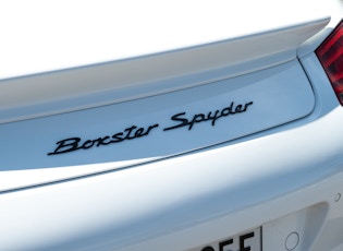 2010 Porsche (987) Boxster Spyder - 21,060 km