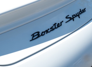 2010 Porsche (987) Boxster Spyder - 21,060 km
