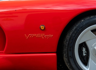 1994 Dodge Viper RT/10 Roadster - 9,380 Km