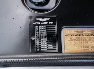 2002 Aston Martin DB7 Vantage Volante - 35,261 Miles
