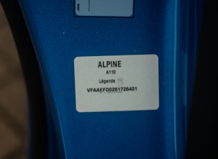 2019 Alpine A110 Legende