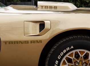 1978 Pontiac Firebird Trans Am Gold Special Edition