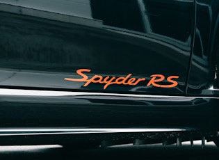 2023 Porsche 718 Spyder RS - Weissach Pack - 59 KM - VAT Q