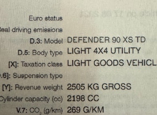 2014 Land Rover Defender 90 XS Hard Top - 3,600 Miles for sale by ...