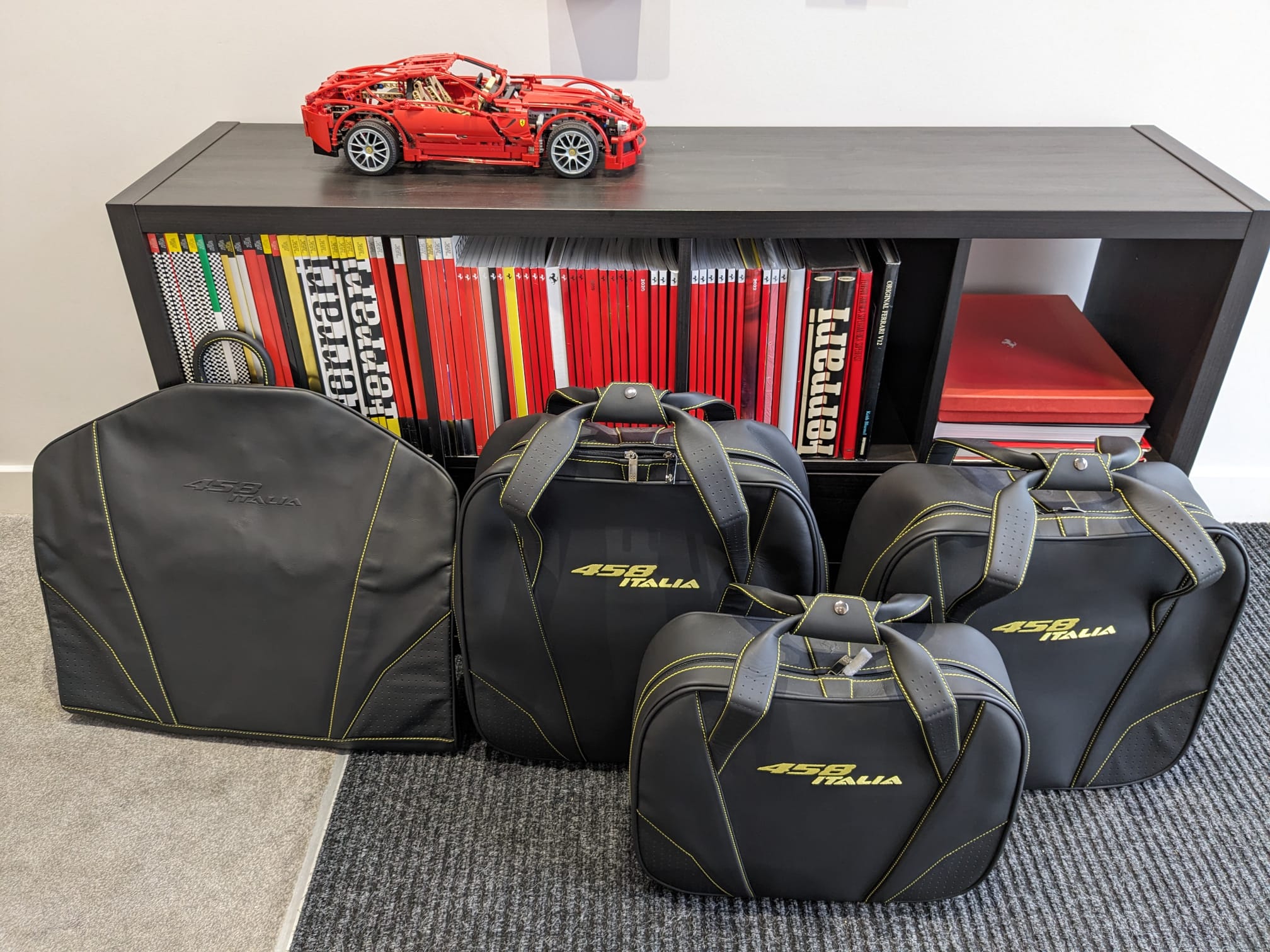 Schedoni Luggage For Ferrari 458 Italia for sale by auction in 