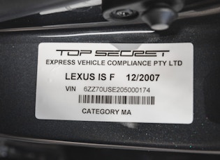 2008 Lexus IS F