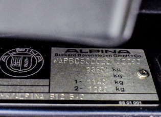 1992 BMW Alpina (E32) B12 5.0