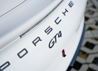 2016 Porsche (981) Cayman GT4 Clubsport