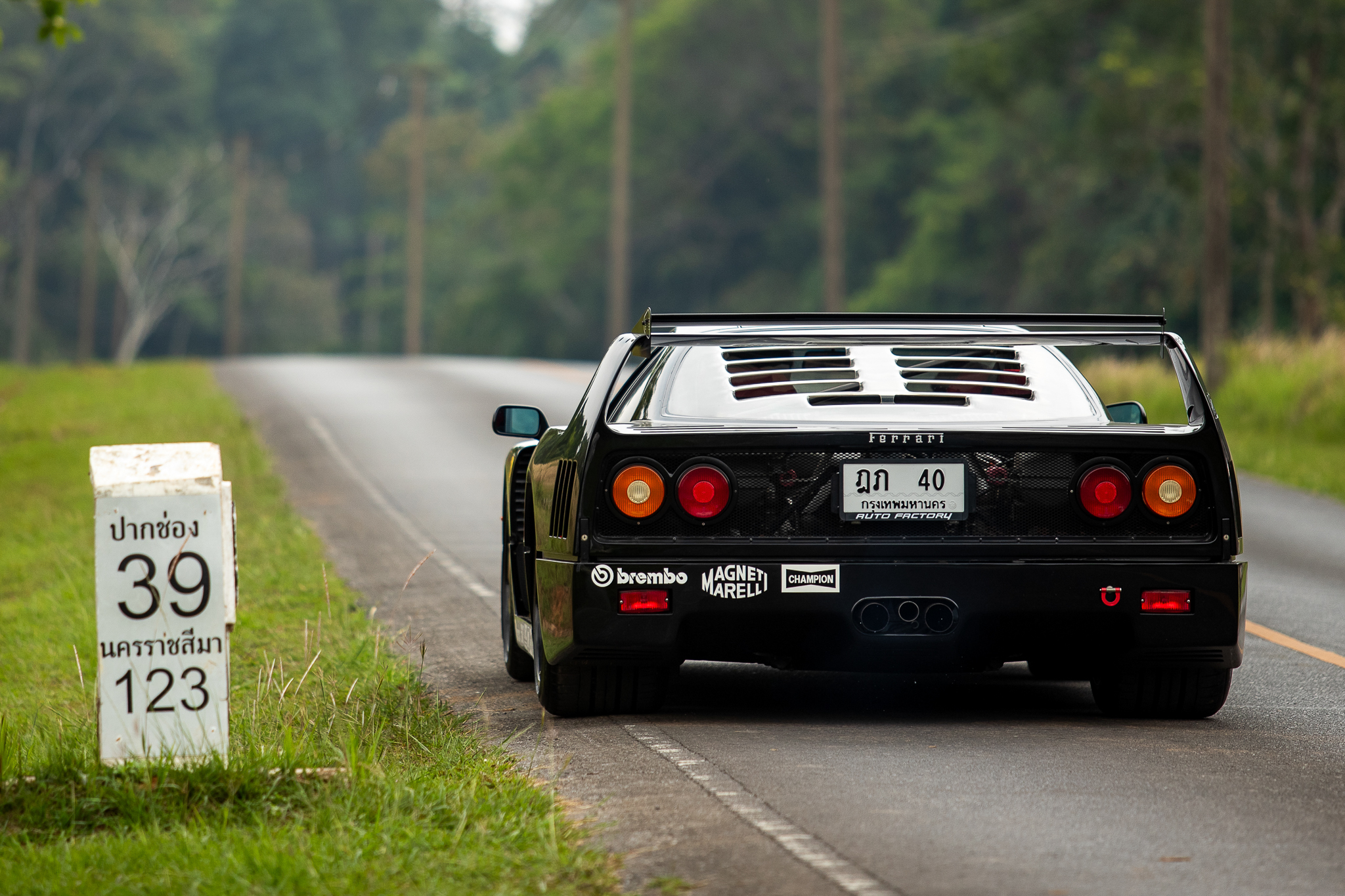 1989 Ferrari F40 for sale by auction in Bangkok, Thailand