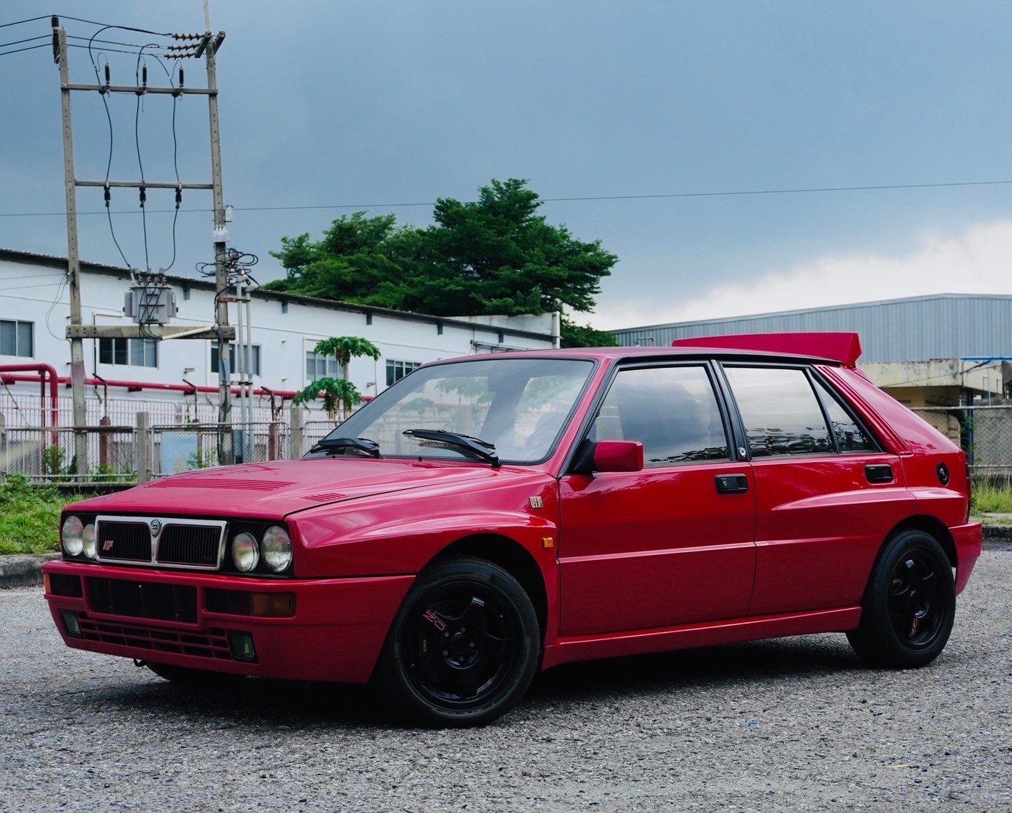 Lancia Delta HF Integrale Evo 2 1:18 赤 1/18 BBR Lancia Delta HF Integrale 16V Red Resin Car Model