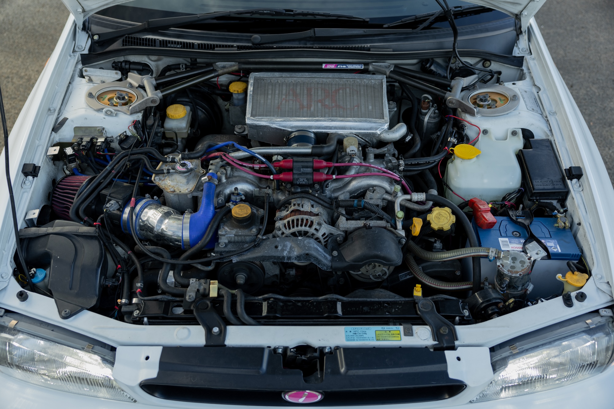 おまけ4枚目 SUBARU インプレッサ WRX タイプR STI 1997年 1/18 Hobby Japan Subaru Impreza WRX Type R STi 1997 GC8