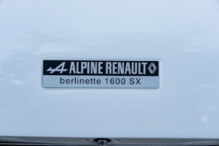 1976 Alpine A110 Berlinette 1600SX - Rally Car