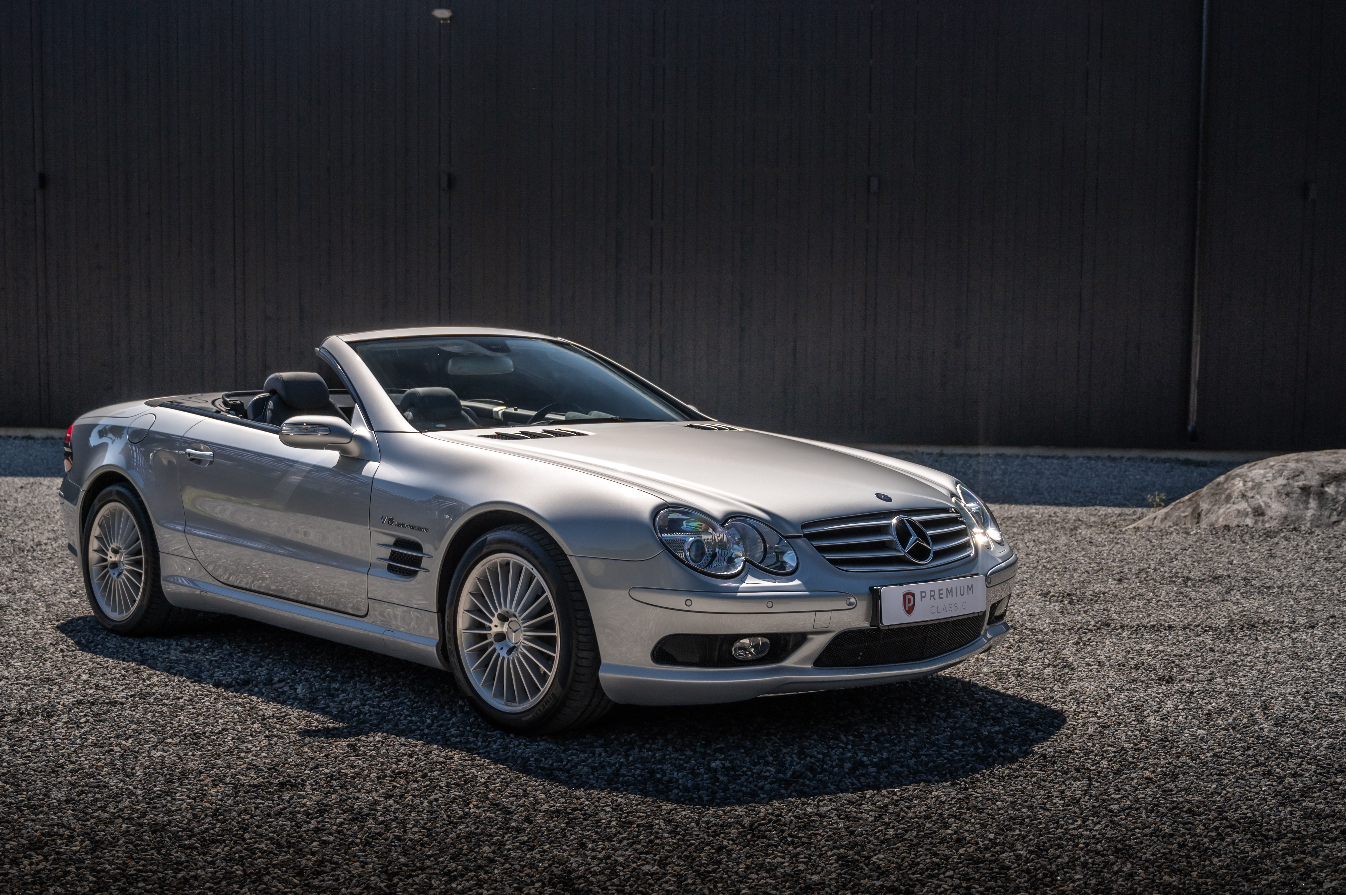 1/43 Mercedes-Benz SL55 AMG(R230前期型)/PMA Mercedes R230 SL 55 AMG silver diecast model car Yatming 1