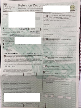 'GIL 3568' - Number Plate for sale by auction in , United Kingdom