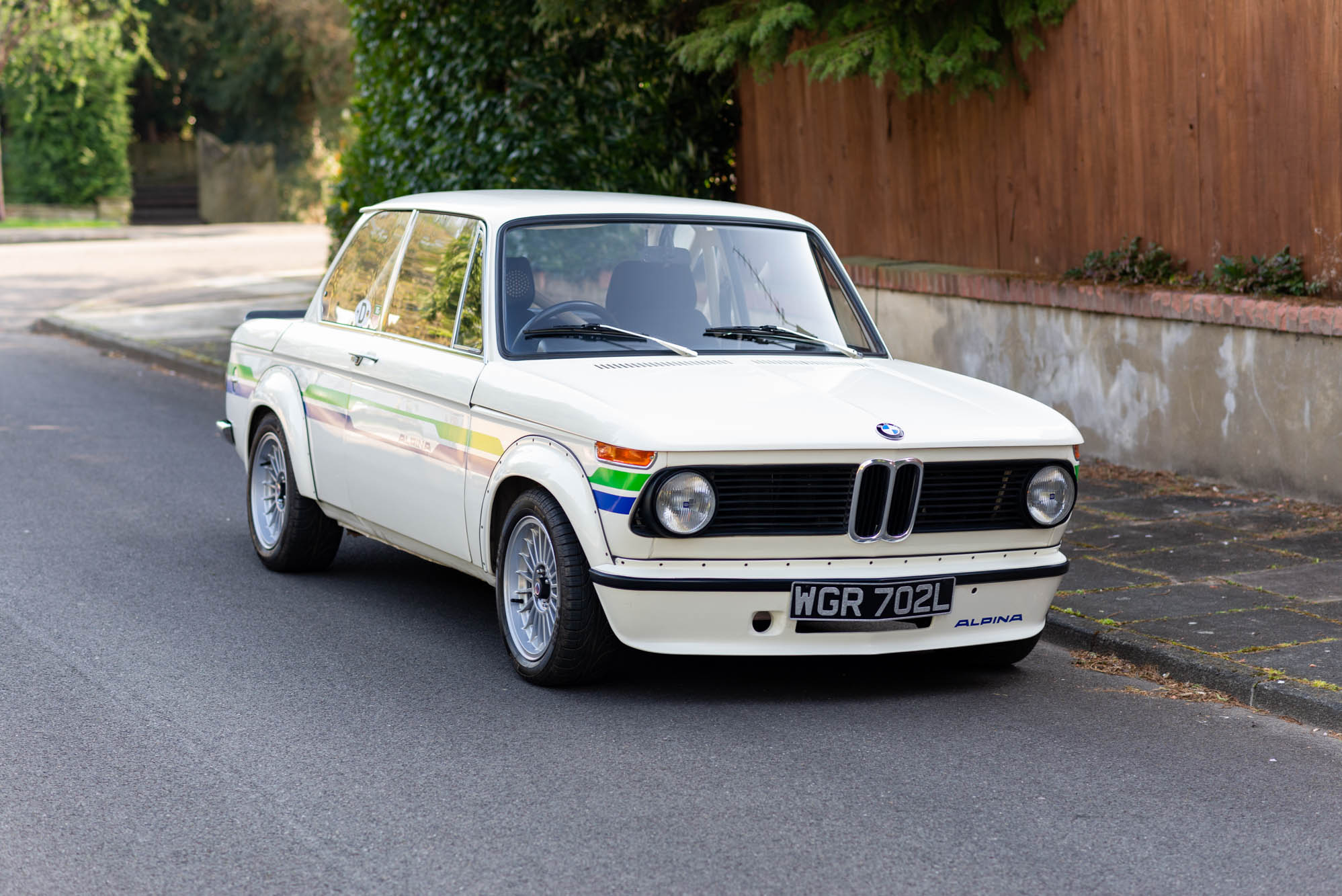 BMW ALPINA 2002 TI 1972 Black Orange IXO CLC368N Metal TII