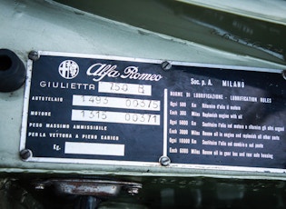 RESERVE LOWERED: 1955 ALFA ROMEO GIULIETTA SPRINT 750B