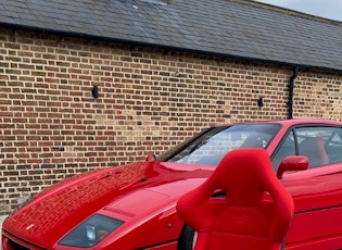 CHARITY AUCTION - FERRARI F40 SEAT FROM DK ENGINEERING