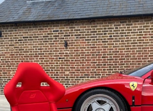 CHARITY AUCTION - FERRARI F40 SEAT FROM DK ENGINEERING