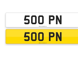 '500 PN' - NUMBER PLATE