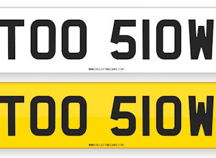 'TOO 510W' - NUMBER PLATE