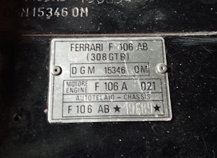1976 FERRARI 308 GTB VETRORESINA