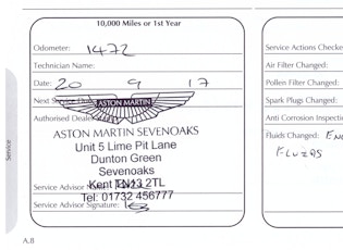 2016 ASTON MARTIN V12 VANTAGE S - 1,928 MILES