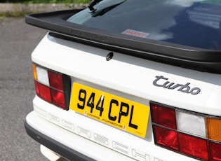 1987 PORSCHE 944 TURBO - 1 OWNER FROM NEW