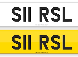 NUMBER PLATE - 'S11 RSL'